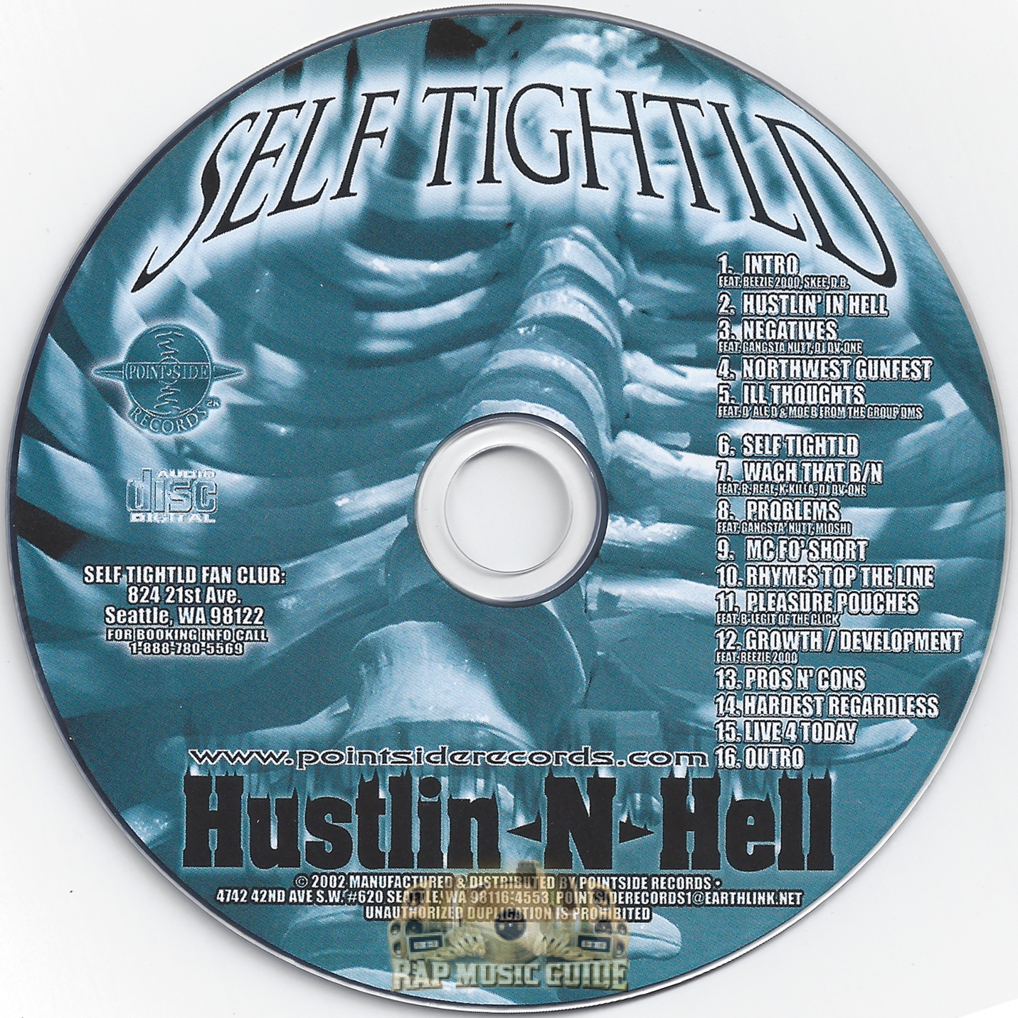 Self Tightld - Hustlin-N-Hell: Re-Release. CD | Rap Music Guide